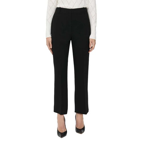 Veronika Maine Double Weave Flare Cropped Pant